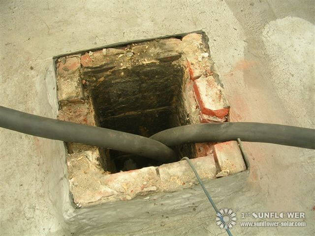 Installation von Wasser- und Speicherbecken f&uuml;r Solarheizungssysteme (5)