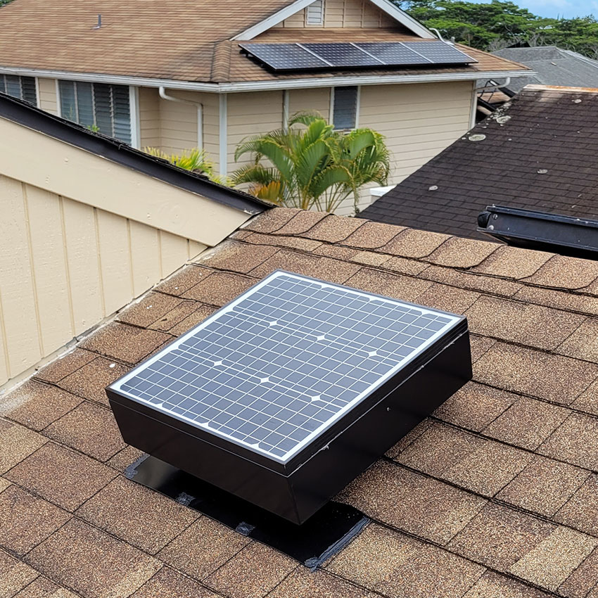 Solarventilatoren für Wohnhäuser