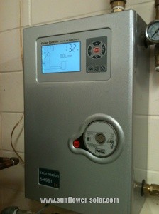 Arbeitsstation f&uuml;r Sonnenkollektor