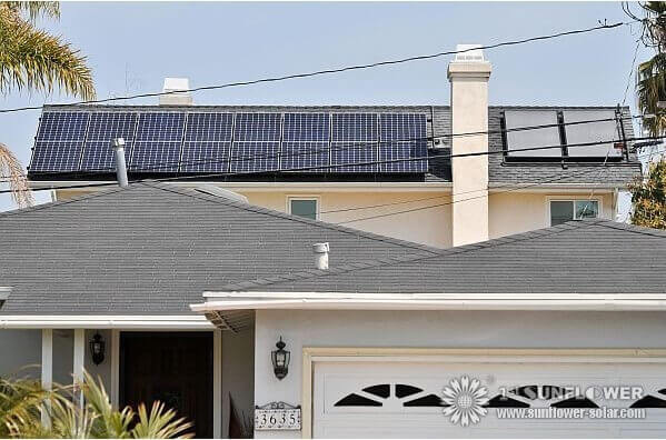 Split Solarwarmwasserbereiter