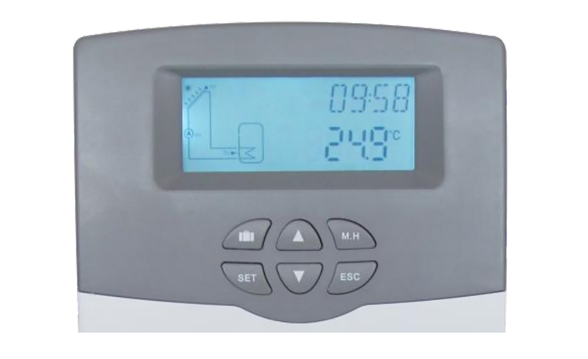 SR208C Solarregler f&uuml;r geteilten druckbeaufschlagten Solarwarmwasserbereiter-p1.1