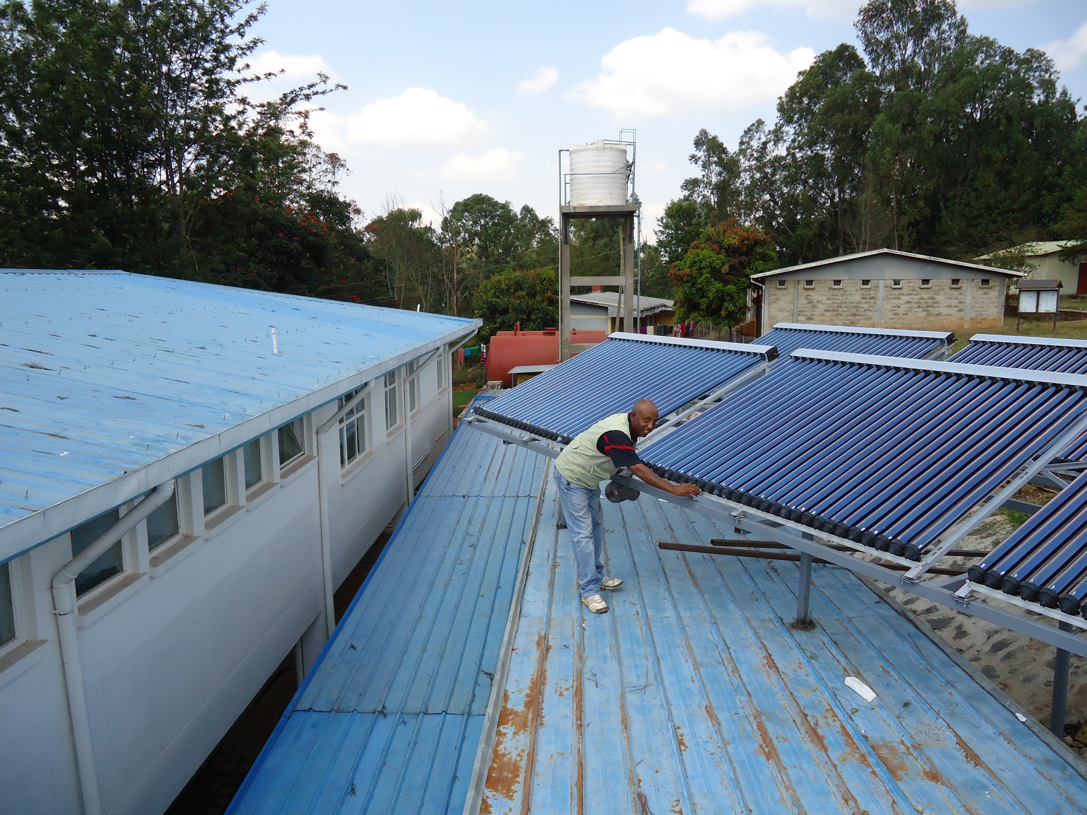 Kommerzielle solare Warmwasserbereitungsprojekte