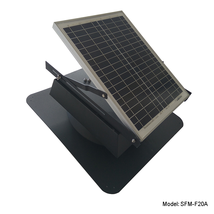 20W Solar Dachventilator für Haus