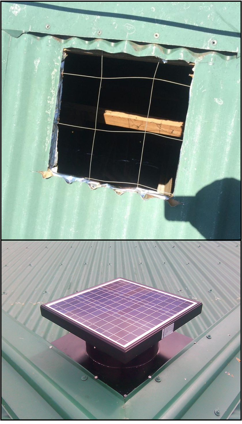 40W Solar Attic Vent Fan f&uuml;r Haus-p3.1-1