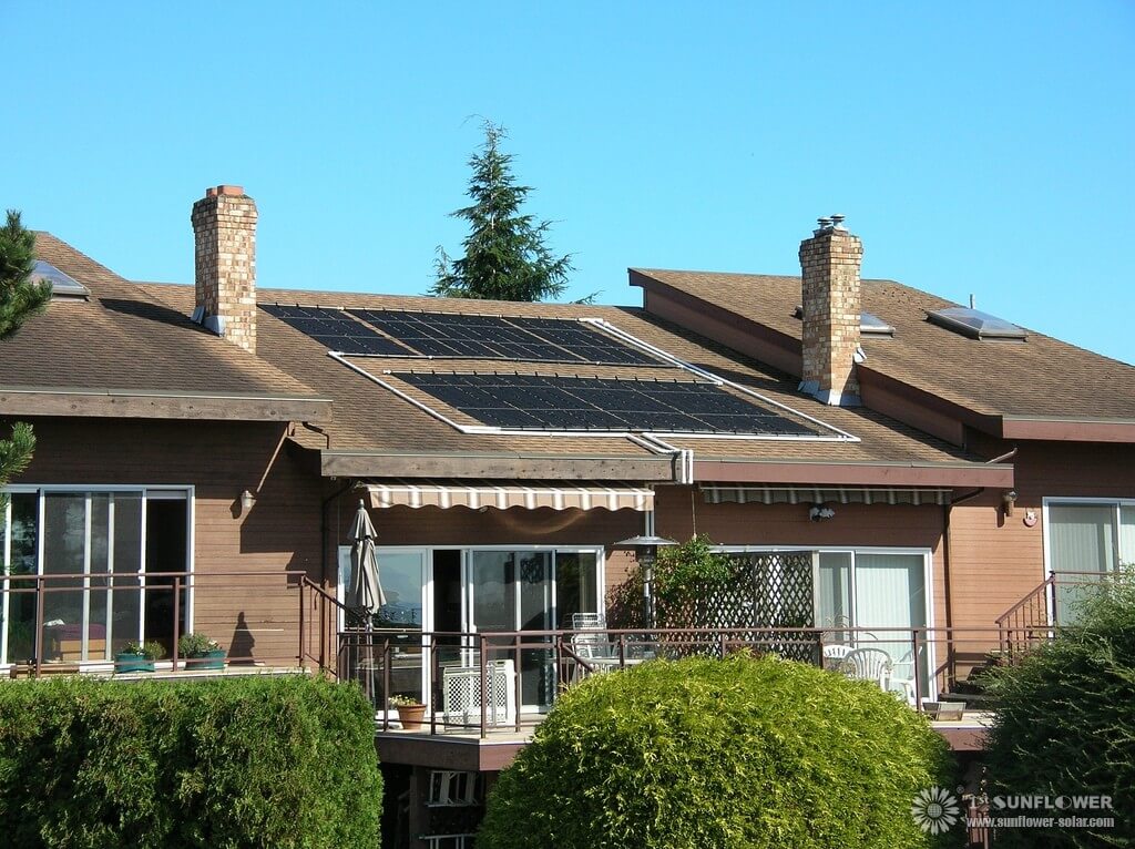 Flache Solarkollektoren