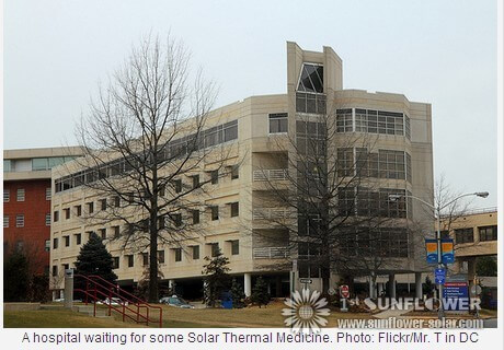 Ein Krankenhaus wartet auf Solarthermie