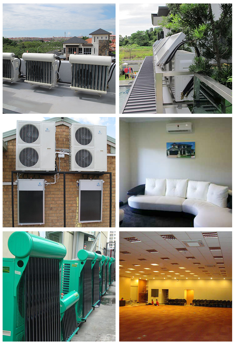 An der Wand montierte thermische Hybrid-Solarklimaanlage-p6-2