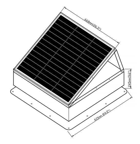 70-W-Solar-Dachventilator f&uuml;r &ouml;ffentlichen Abstellraum-2.2